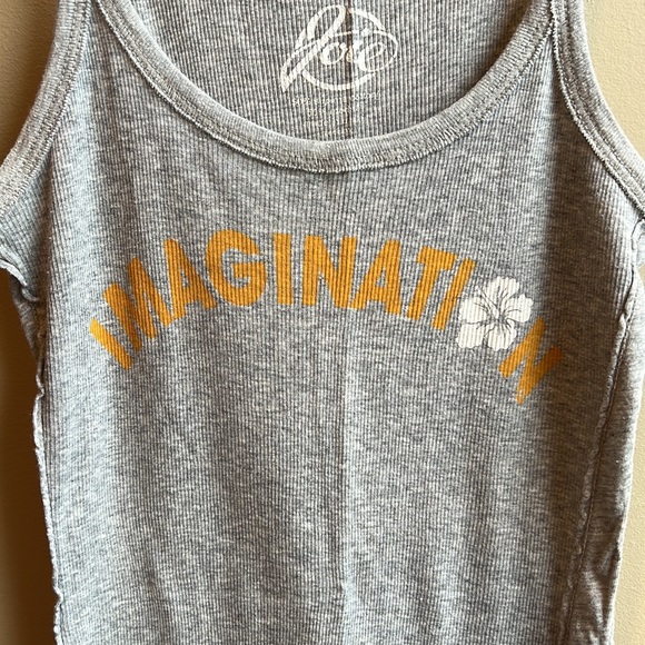 Joie gray supima cotton tank top - Picture 2 of 2